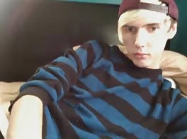 Blond braces dude on cam