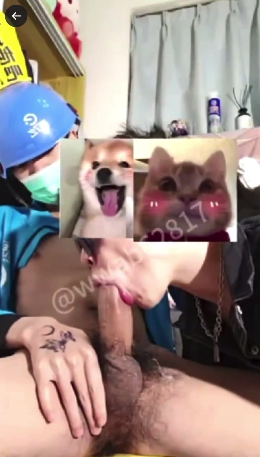 18岁中国小受给肌肉爹口交