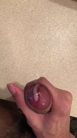 Latino twink's 18yo cock cums hard