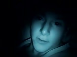 Smooth boy masturbates in the dark