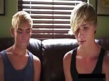 Twink boys share a teeny bit of love