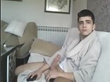 A103. blond teen wanks on chair