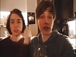 Aa vid - adorable gay couple christmas eve