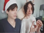 Adorable gay couple fun tube gift