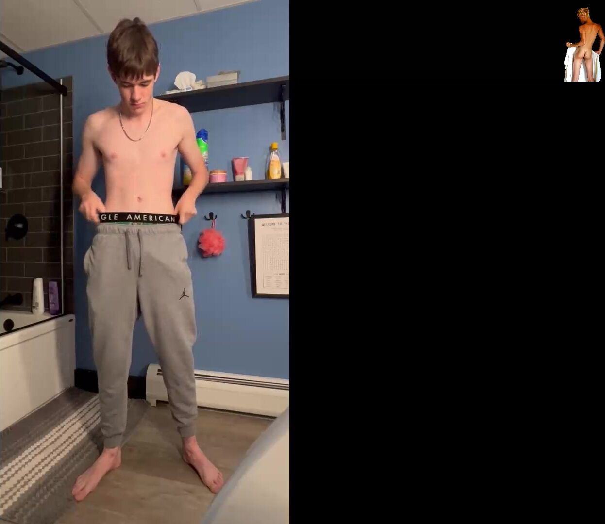 Hot amateur twink solo tube