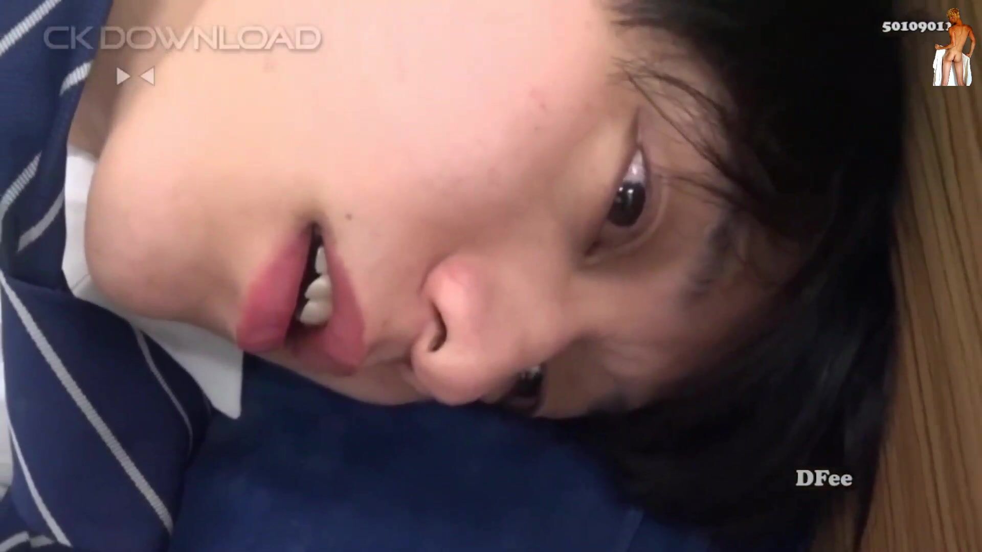 Asian twink brothers fucked on train