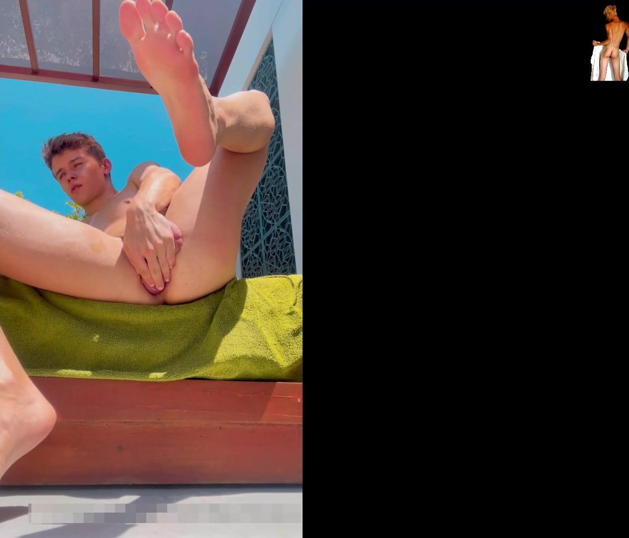 Amateur twink allein füße und arsch - süßer boy video