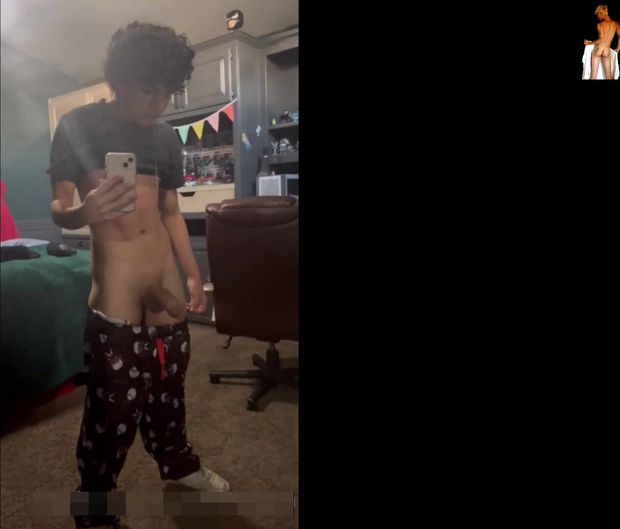 Adolescente lindo e cacheado se masturba forte - vídeo solo amador ...