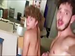 Hot curly haired twink gets fucked