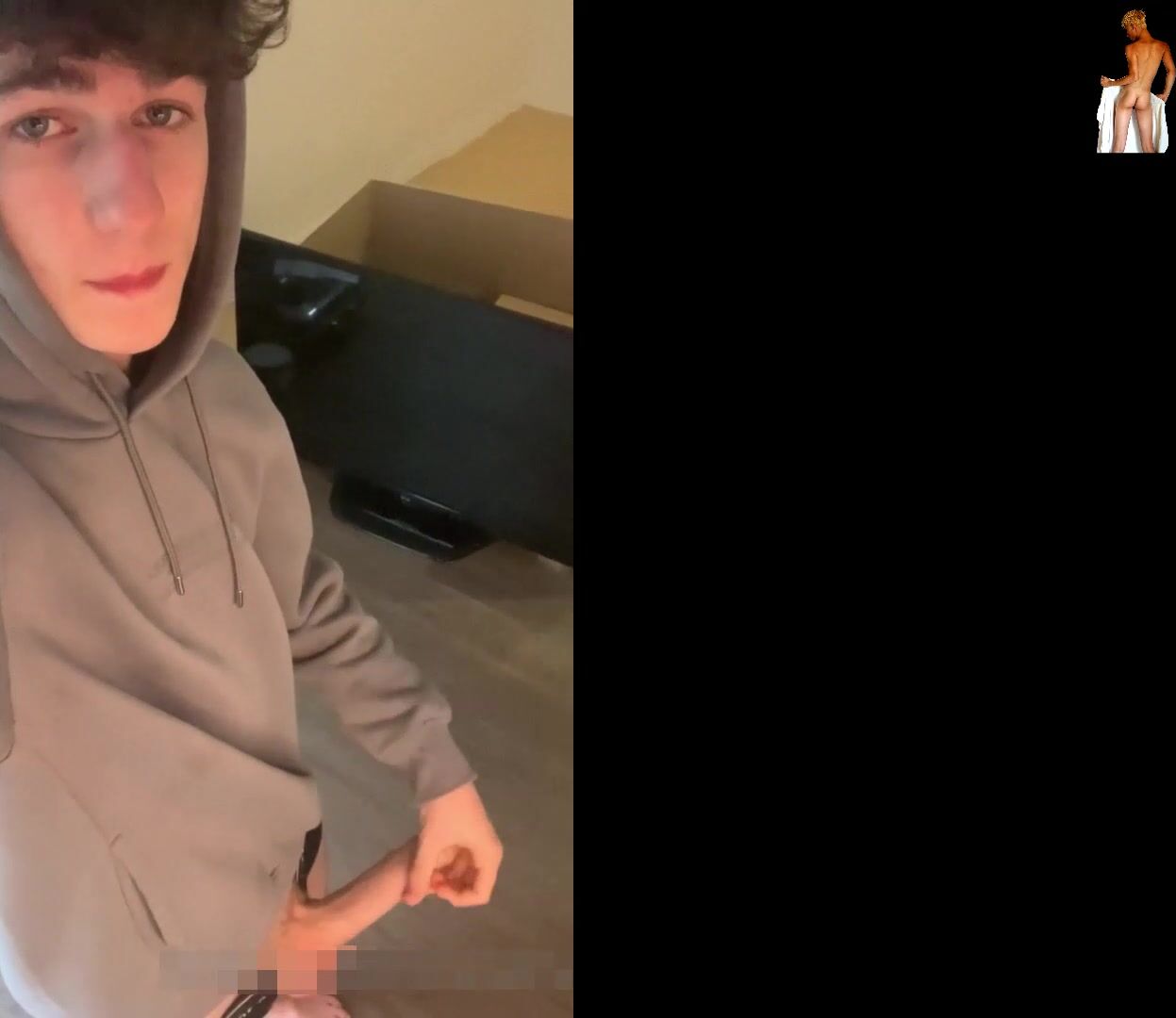 Hot cutie with nice cock - amateur gay boy tube action