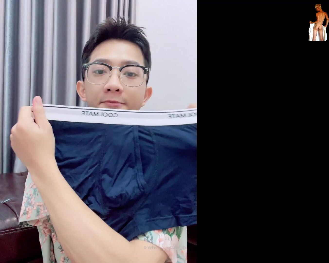 Aa vid - gay porn sexy cute asian boy tries on underware