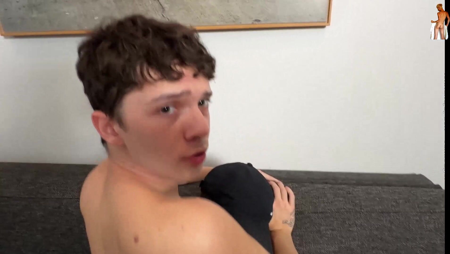 Aa vid - gay porn sexy cute twink boy double dicked hot bareback am...