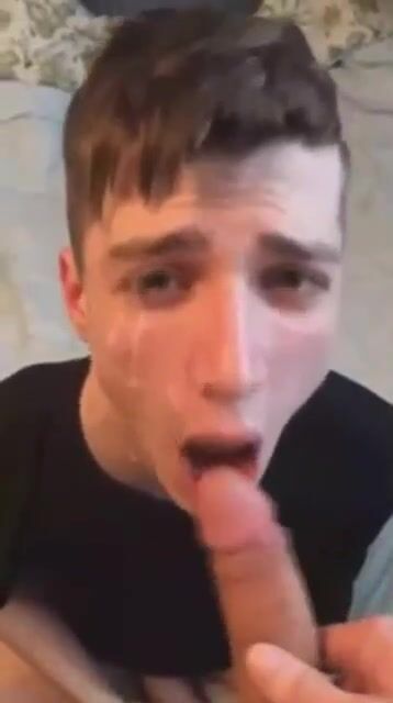 Facial cum for the boy