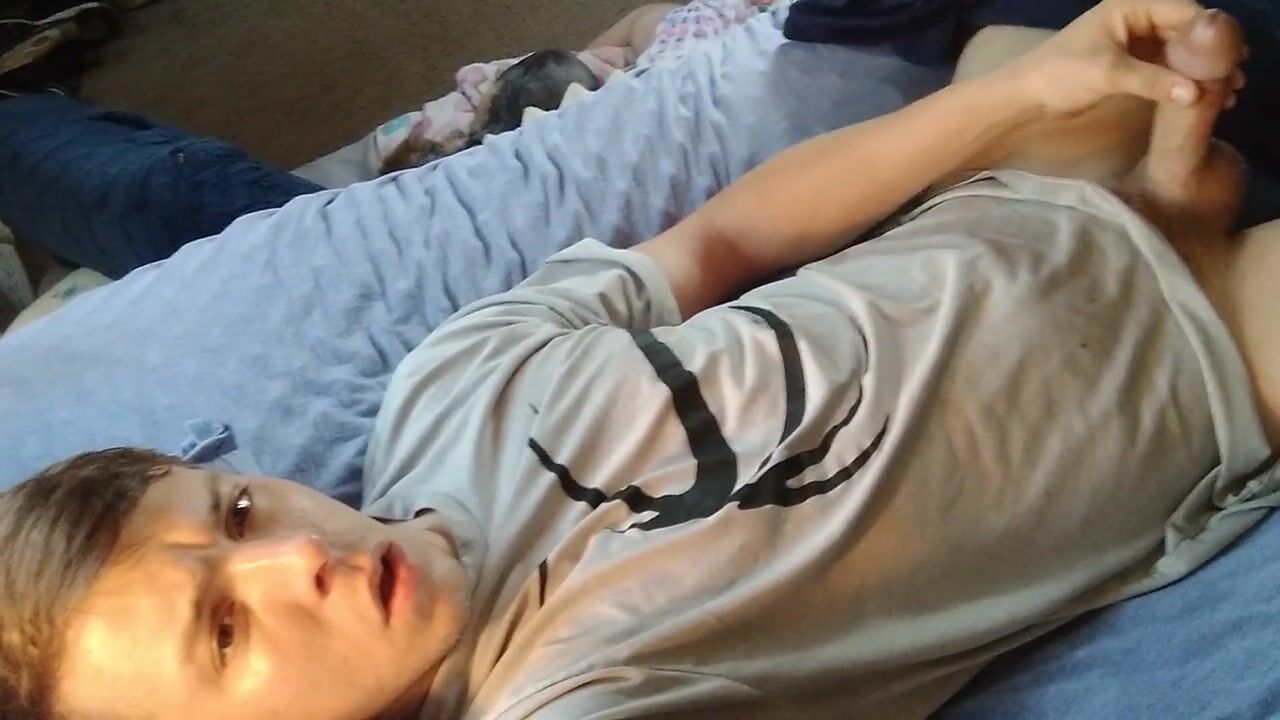 [abx][1][579] - jockish twink jerks off and squirms