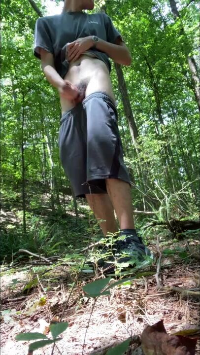 [abx][1][766] - risky teen jerking off at the woods blows thick cum...