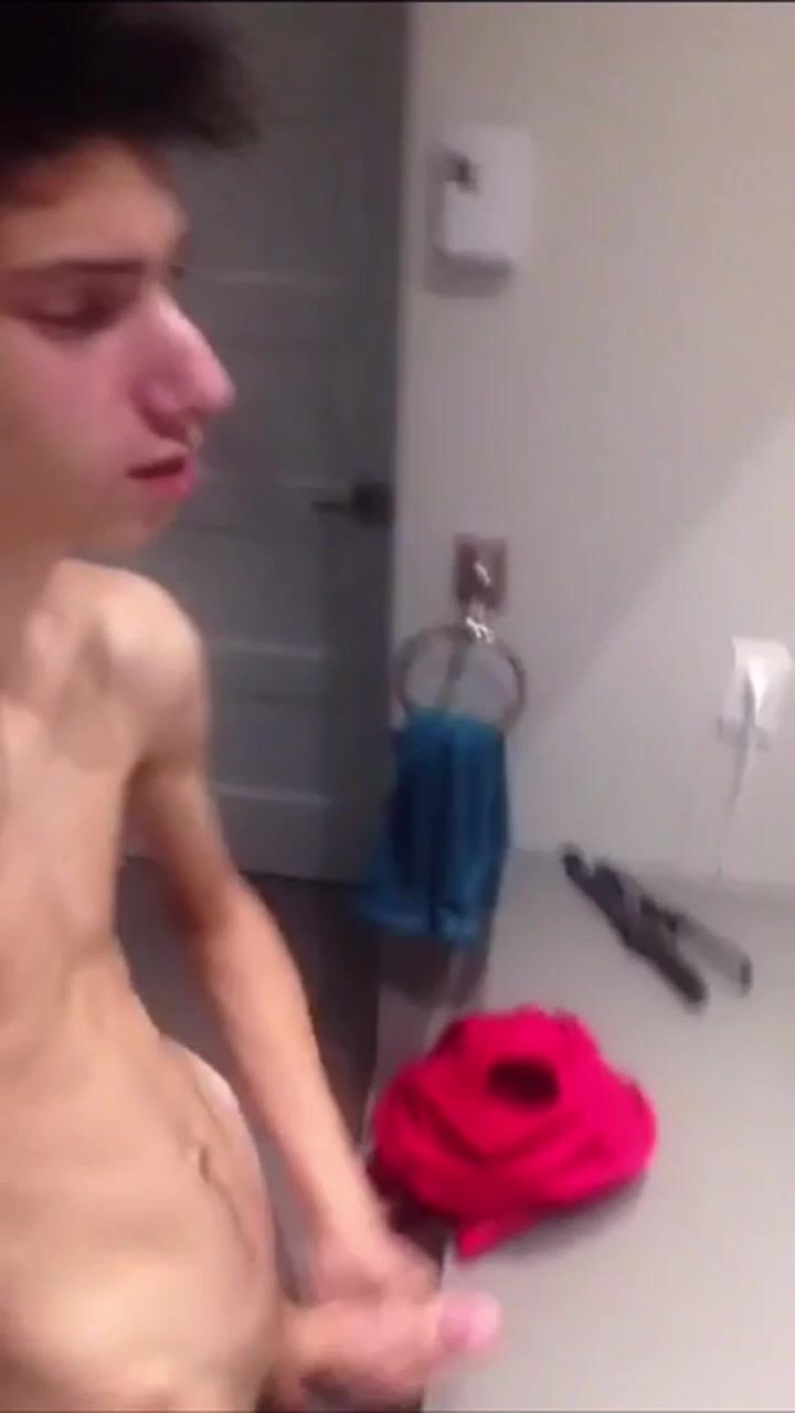 Red hot teen wanks hard