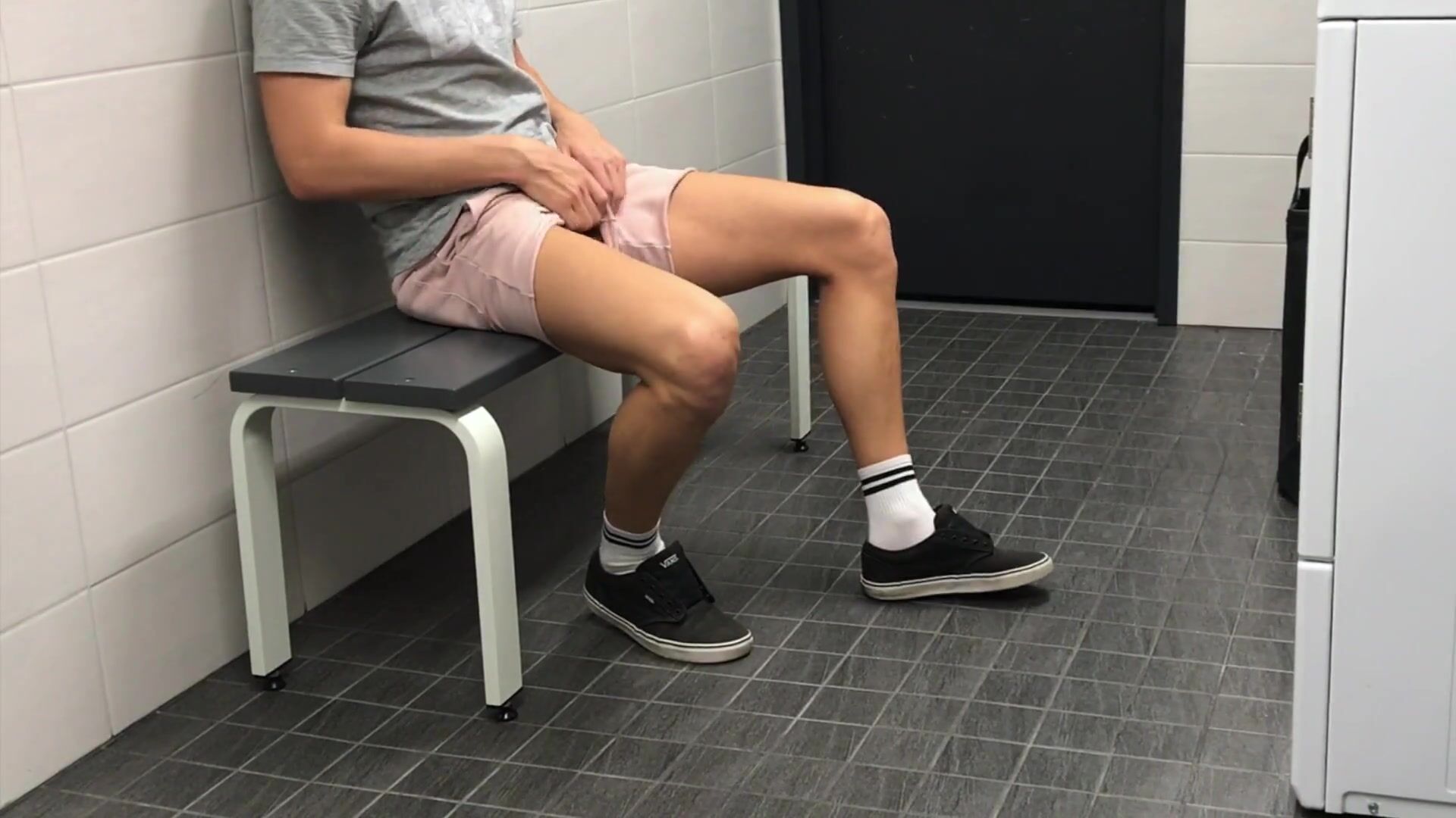 Jerking off in laundry room, need to cum