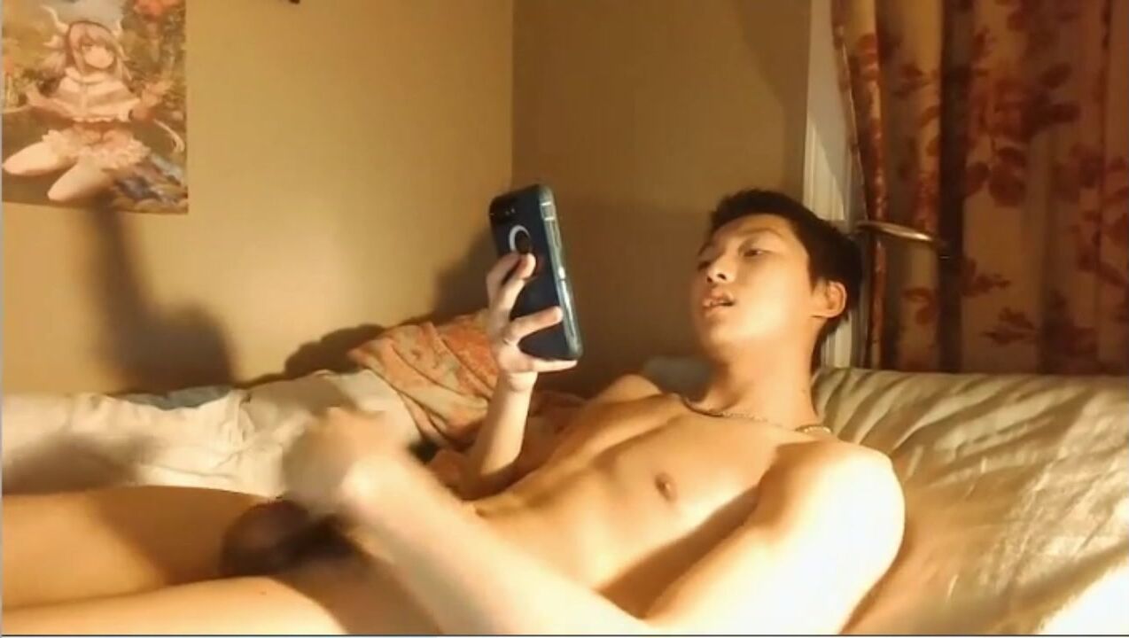 亚裔少年直播男孩一起射精