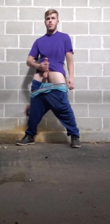 [abx][775] - cumming in parking garage
