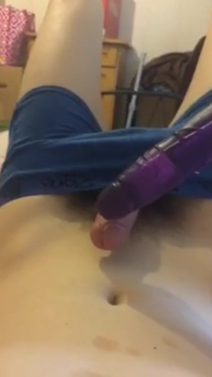 Abx clips teen boy cums with dildo