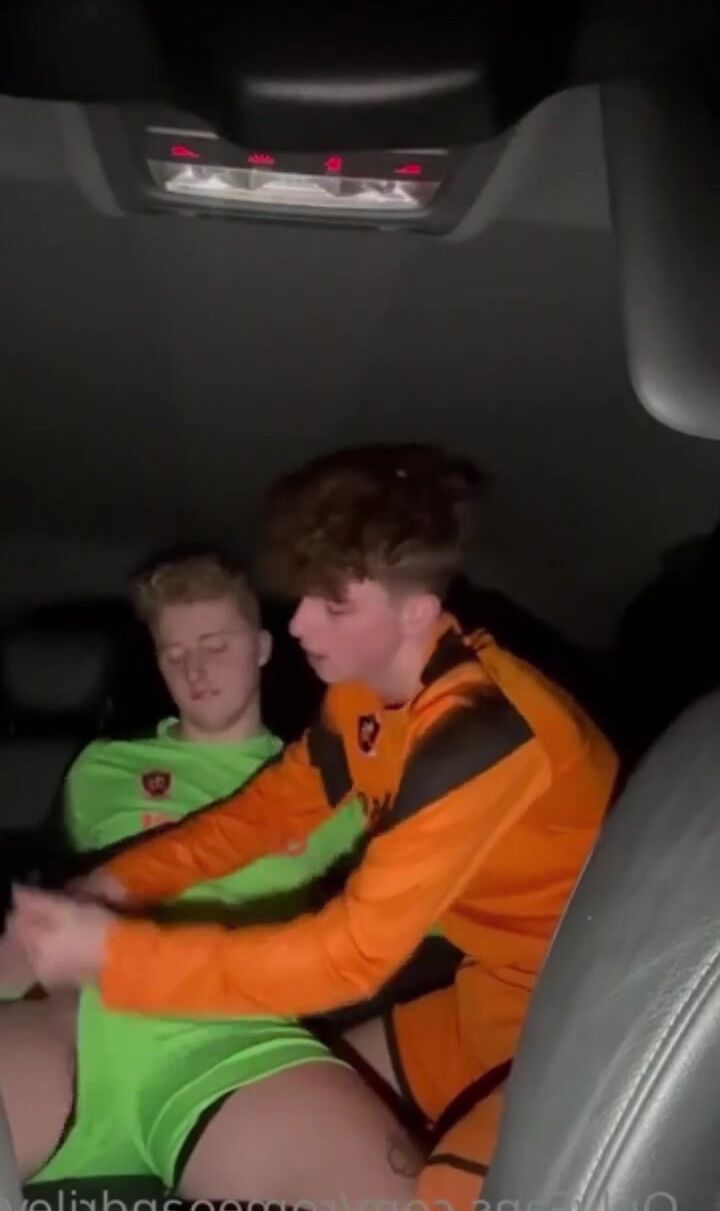 Soccer twink fucked raw in car after practice