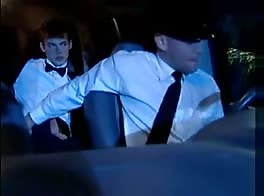 Daddy takes twink bareback after prom
