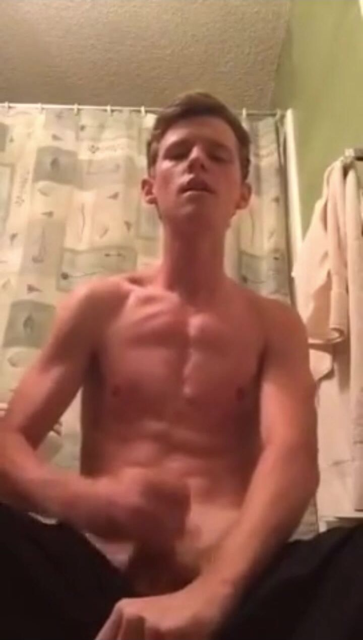 Ahv - hot white teen jerks off with dirty talking