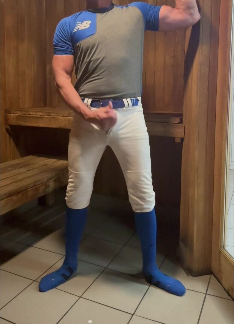 Alpha jock fun in the locker room with jockdad87 part 2