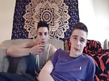 Amigo de webcam e anthony