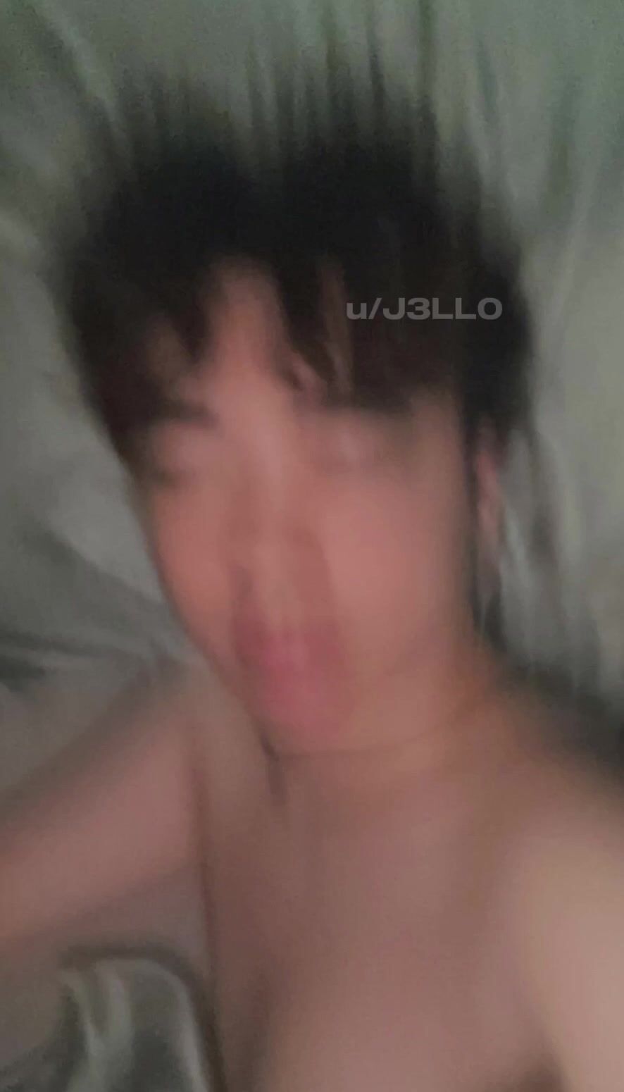 Asian american college boy baited and dirty talk
