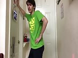 Chatty asian twink blows str8 boy