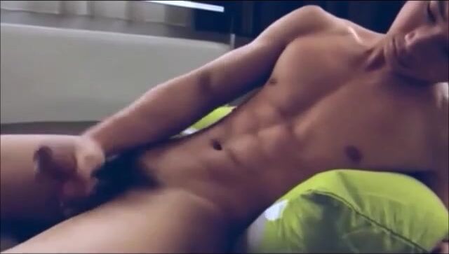 Asian model pose & jerk twink boys gay porn