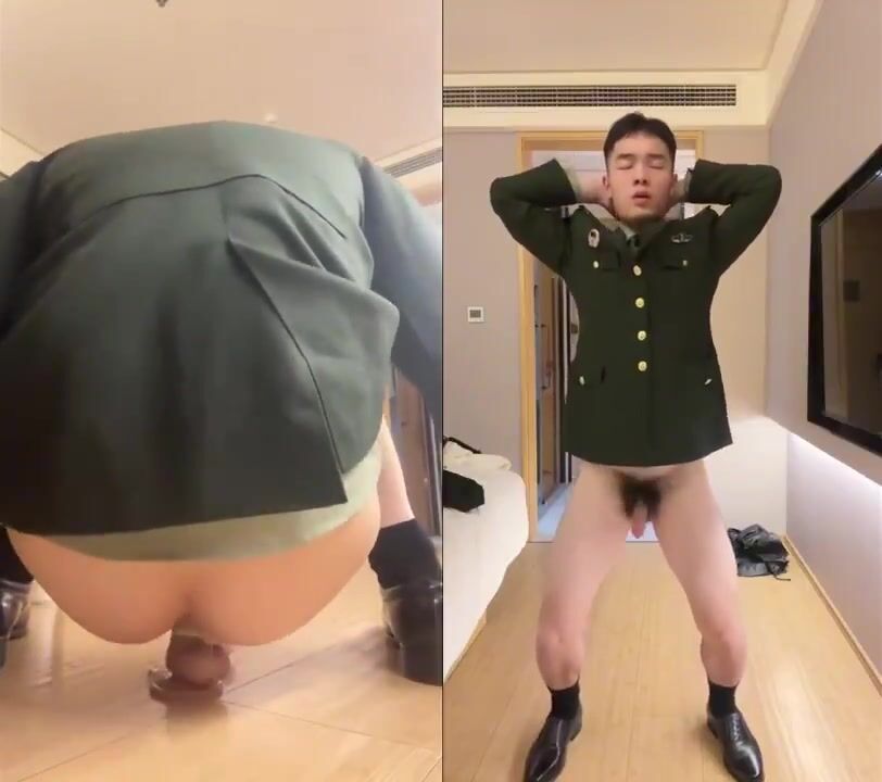 Asian soldier cam show