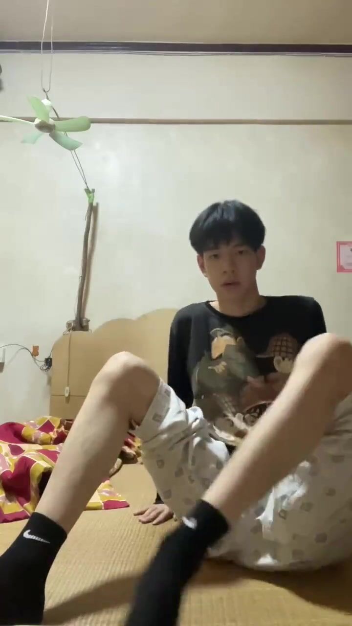 Asian twink first time solo session cum porn love