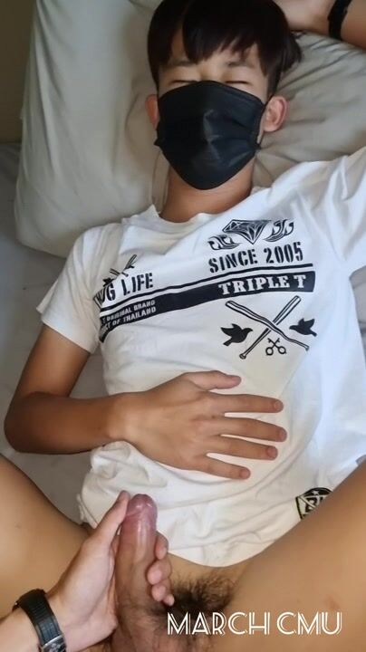 Asian twink fucked hard
