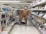 Asian undress in a store