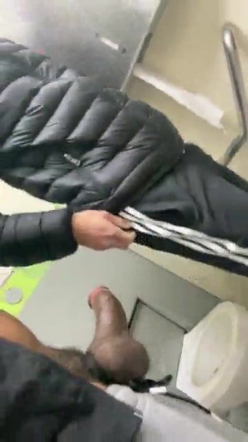Public boys in ass play action