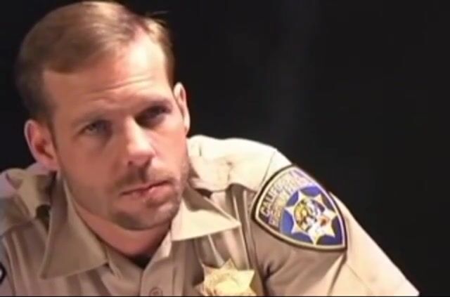 Bad cop roughly pounds twink butt bareback