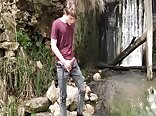 Waterfall gay porn with banker boy