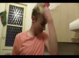 Bareback pov sex in the kitchen