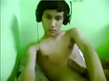 Asian boy masturbates to music 2