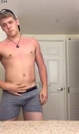 Beefy hot jock strips and bares all