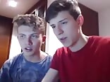 Cute twink couple bareback on cam 2