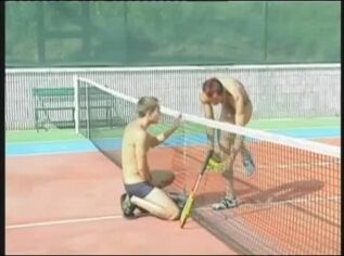Big boy plays with big toy in gay sex film