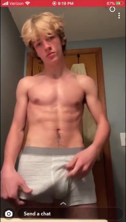 Big cock blond hunk show me