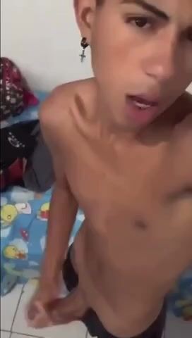 Hot boy cum