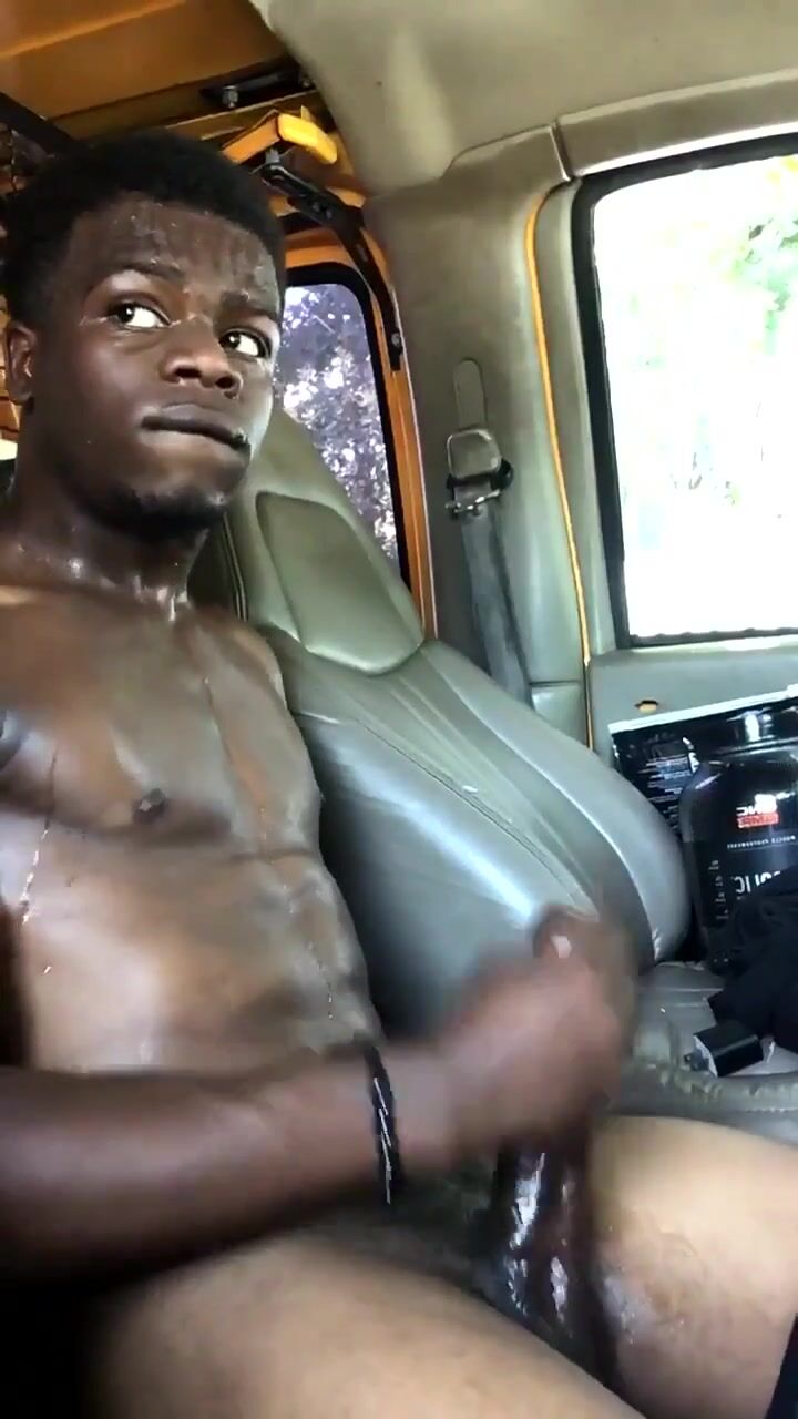 Black boy intense ejaculation