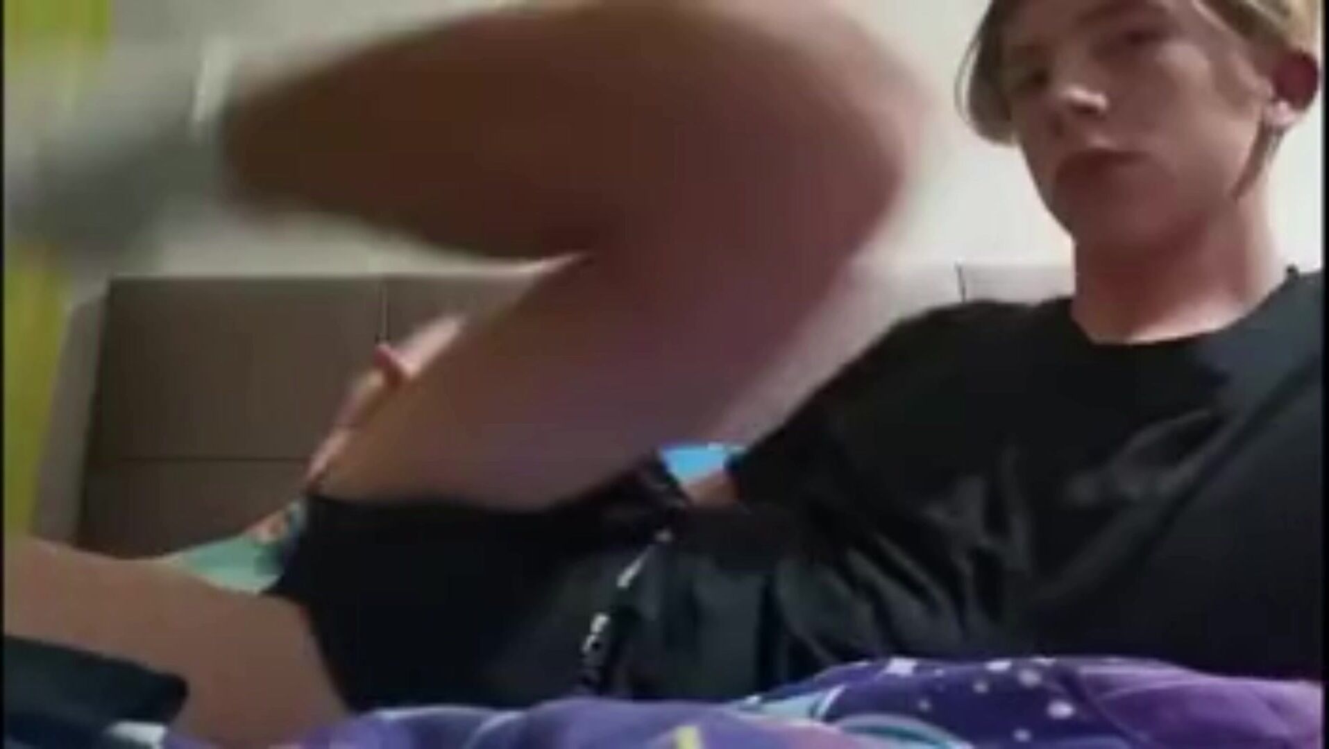 Blond guy knocks one out ...