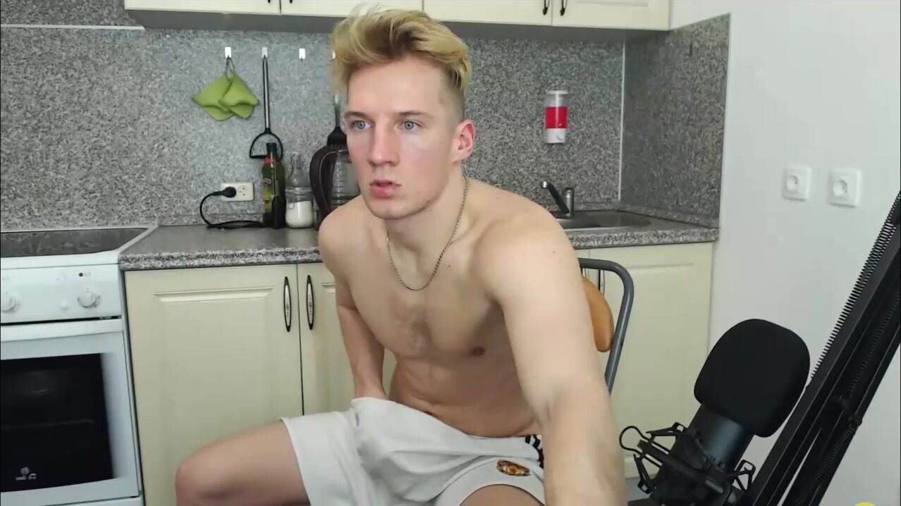 Big dick blond soccer boy action