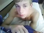 Blonde boy have fun